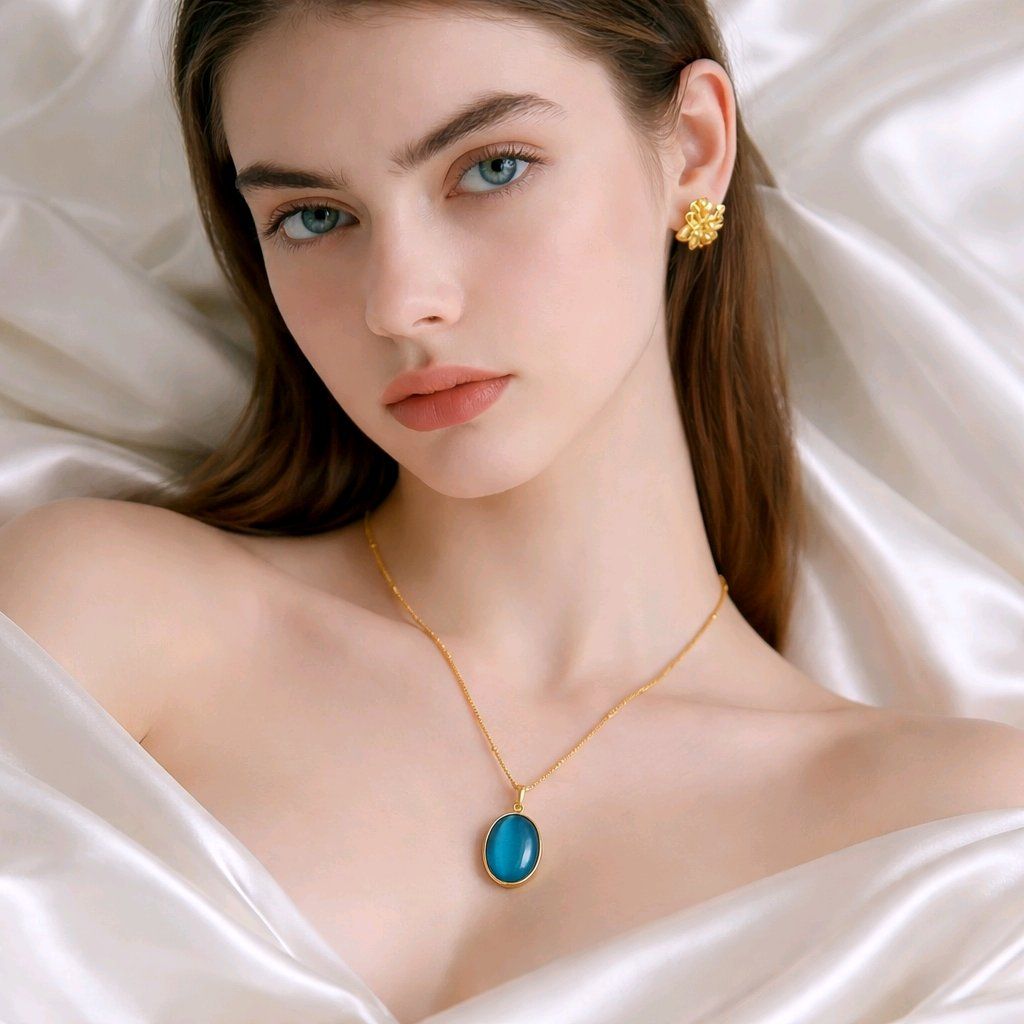 Μενταγιόν Aquamarine
