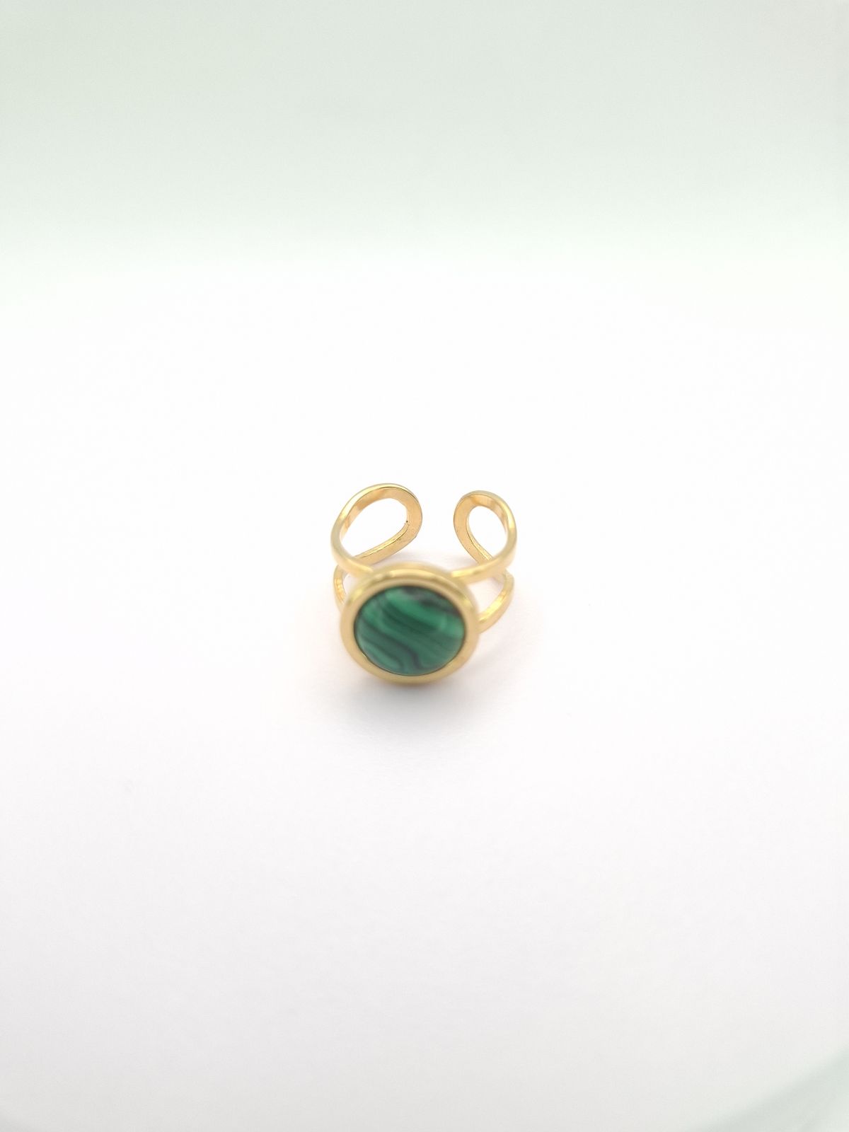 Μαλαχίτη - Malachite, Δαχτυλίδι Χρυσό - φωτογραφία 3