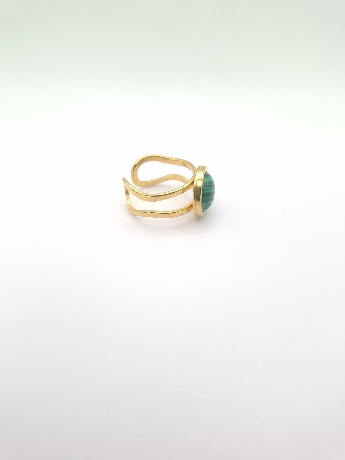 Μαλαχίτη - Malachite, Δαχτυλίδι Χρυσό