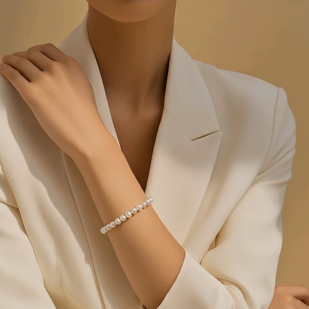 Βραχιόλι Μαργαριτάρι, stainless steel - φωτογραφία 2